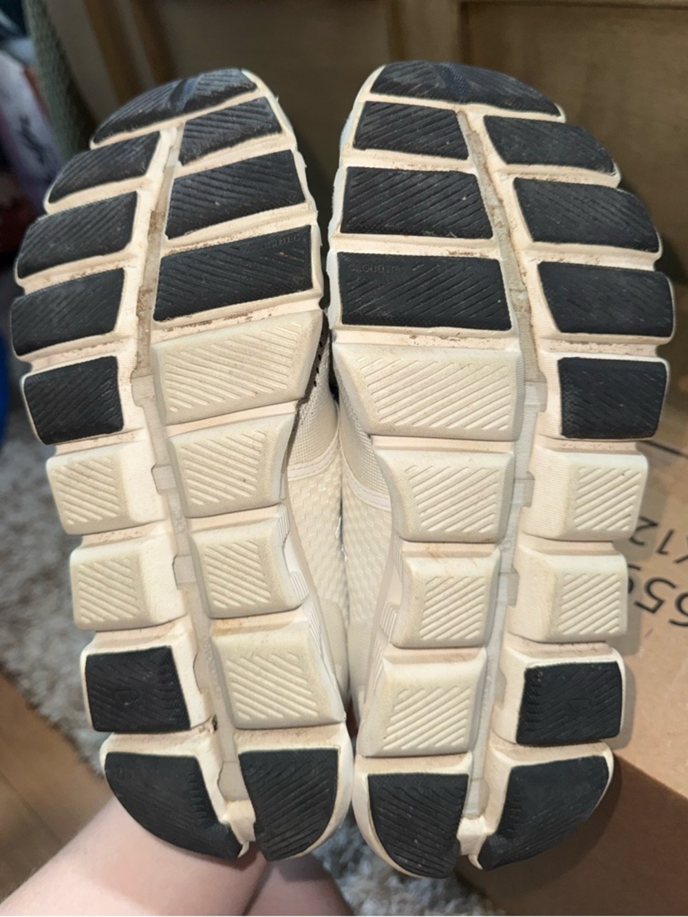 On Cloud X Running Tennis Shoes. Women’s White and Black Athletic Shoes - Picture 7 of 7